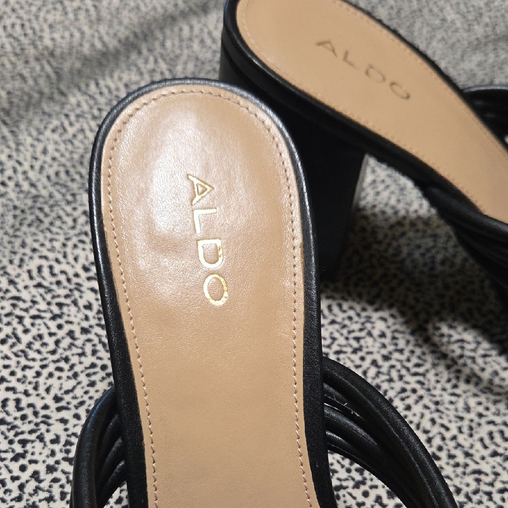 ALDO Women’s Mules Heels Agraliclya Slip On Sandals Size 9 - Picture 3 of 11